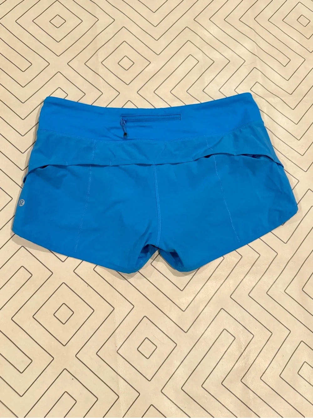 Lululemon Bright Blue Speed Shorts